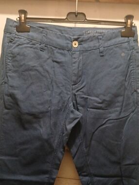 G1 Goods Linen & Cotton Indigo Blue Casual Pants Size 2